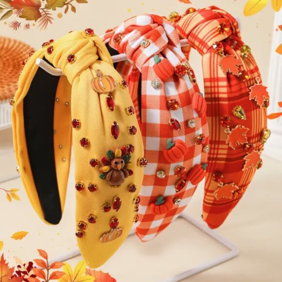 *Buy Now* Fall Festive Headband (Choice of 1) NWT - Picture 1 of 5